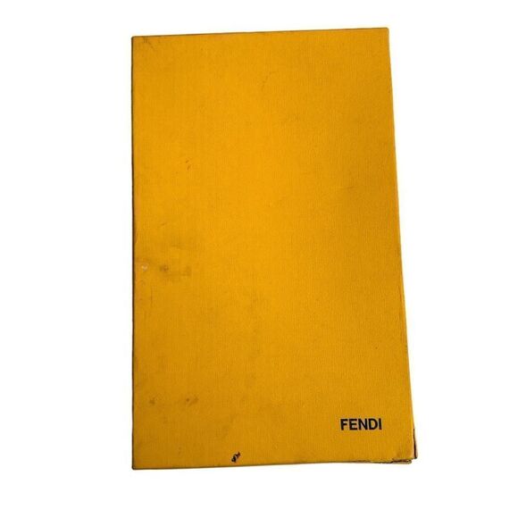 FENDI Metallic Caged Ankle Strap Leather Flats - Picture 9 of 10